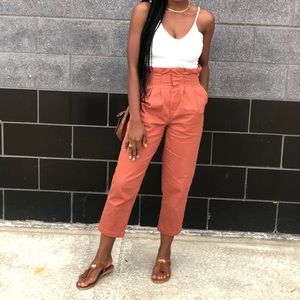 Forever 21 coral High Waisted pants